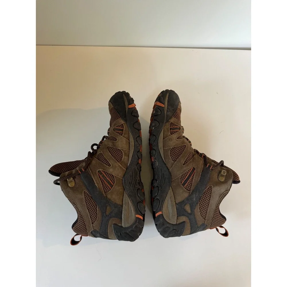 Merrell M-Select DRY Mens Brown Orange Waterproof Hiking Boots J8804C Size 8